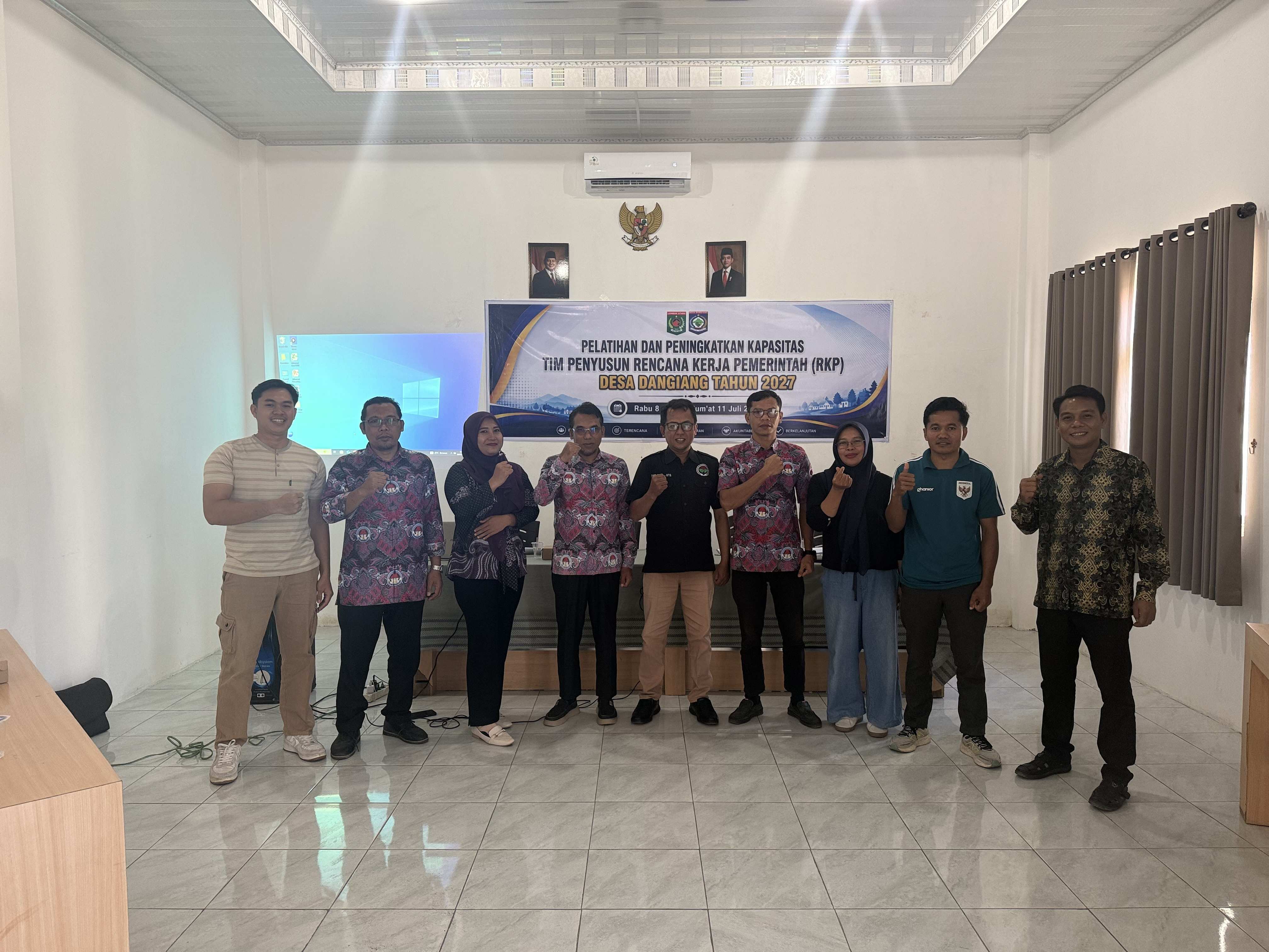 Pemerintah Desa Dangiang Tingkatkan Kapasitas Tim Penyusun RKP Desa Melalui Pendalaman Materi Perencanaan